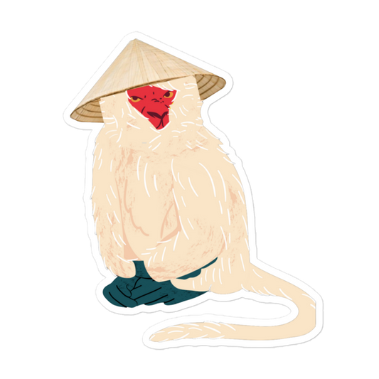 Monkey sticker