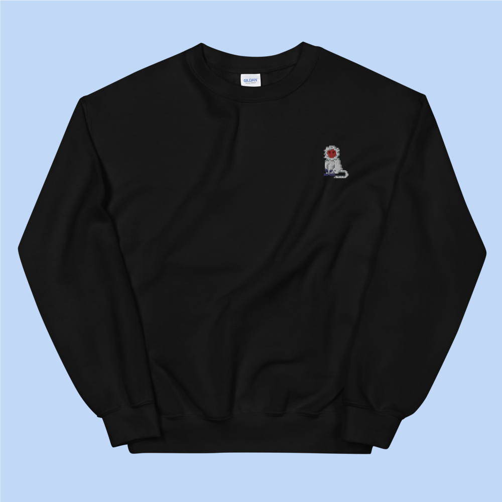 Embroidered Pixel Sweatshirt