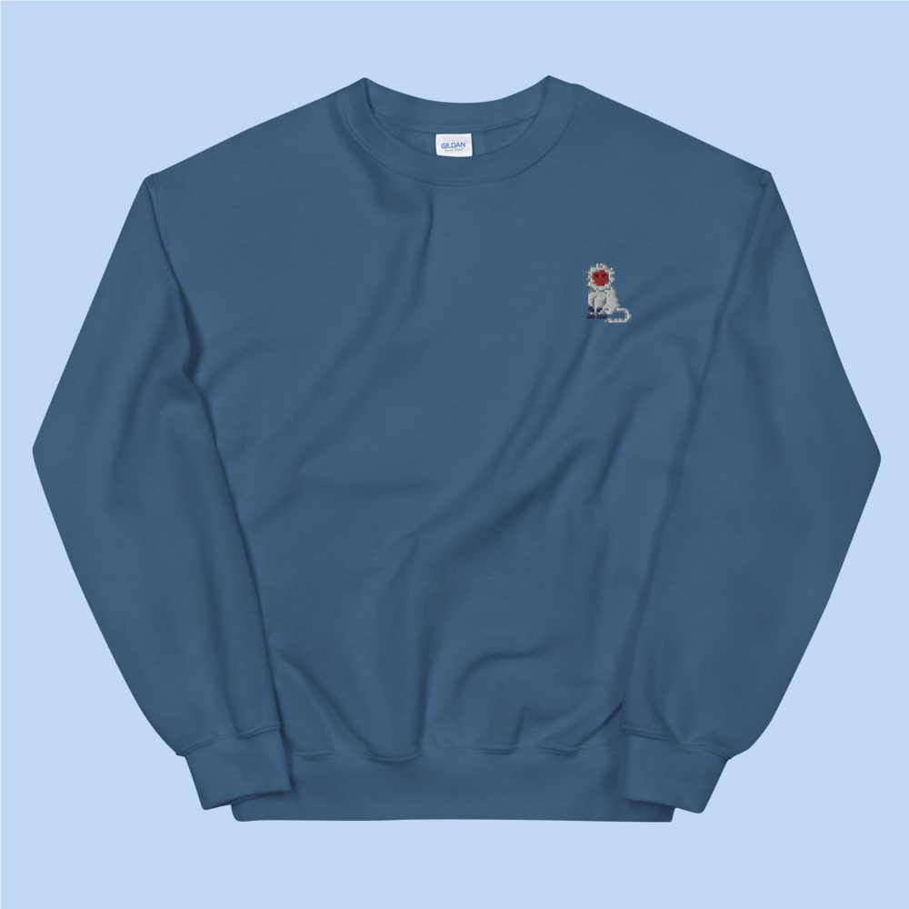 Embroidered Pixel Sweatshirt