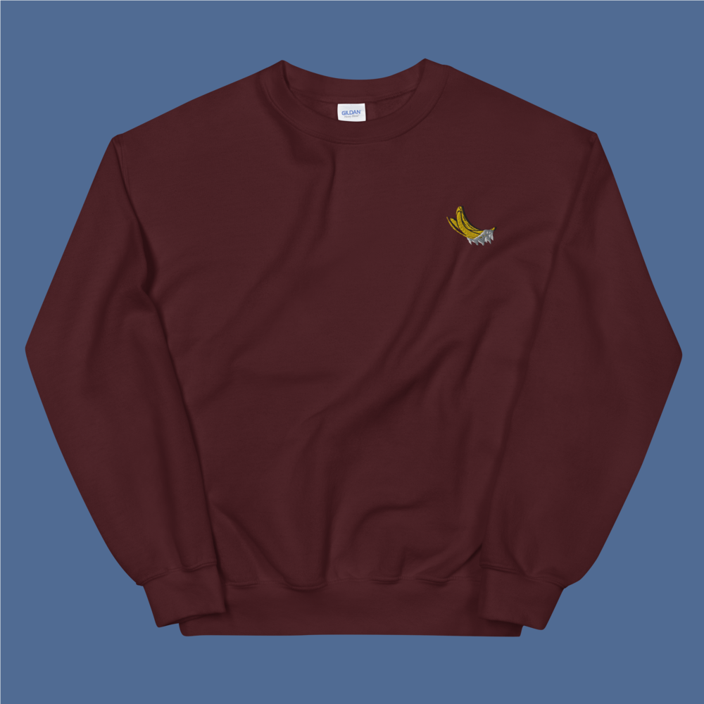 Embroidered Banana Sweatshirt