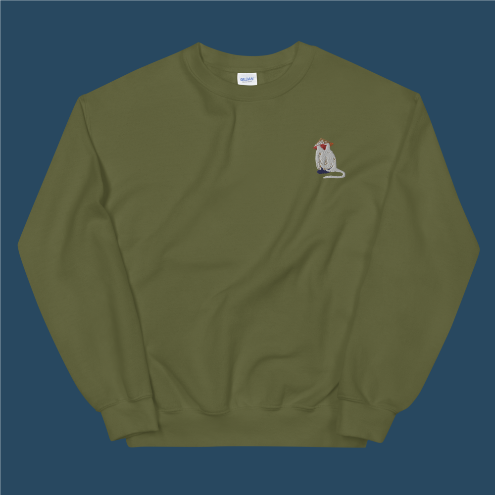 Embroidered Monkey Sweatshirt