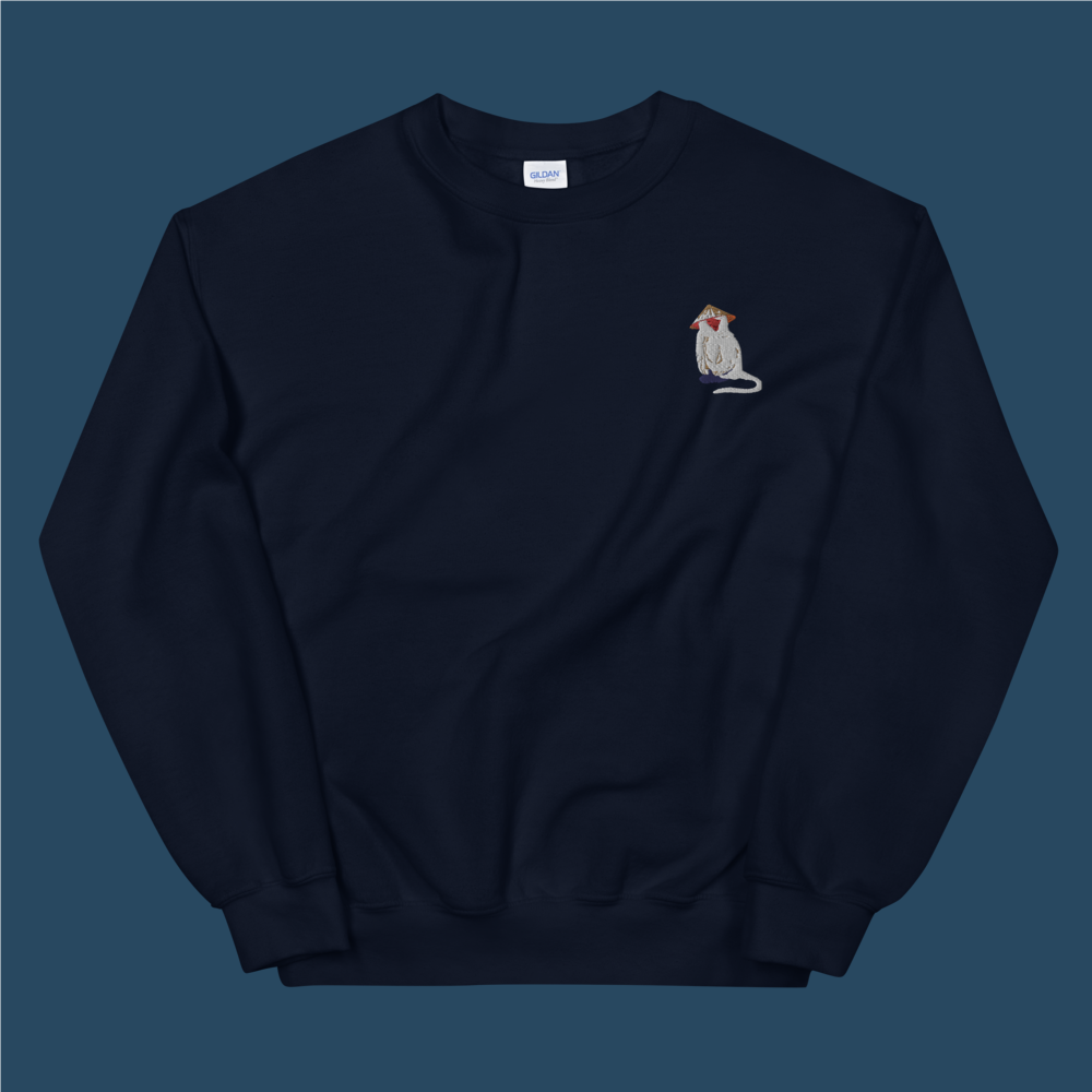 Embroidered Monkey Sweatshirt