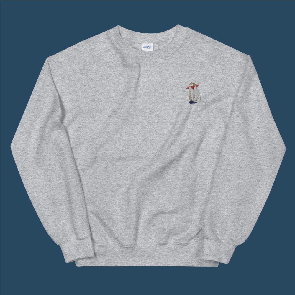 Embroidered Monkey Sweatshirt