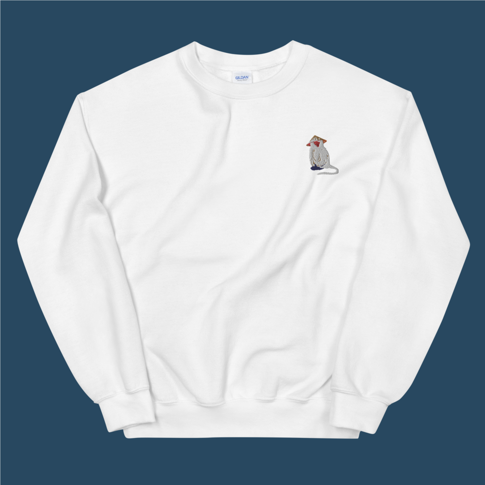 Embroidered Monkey Sweatshirt