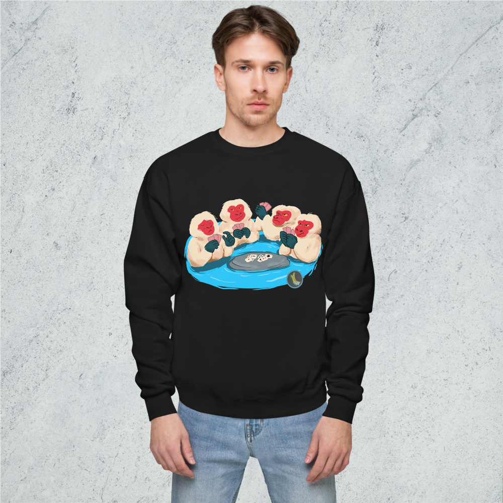 Cold Monkey Card Game Sweatshirt