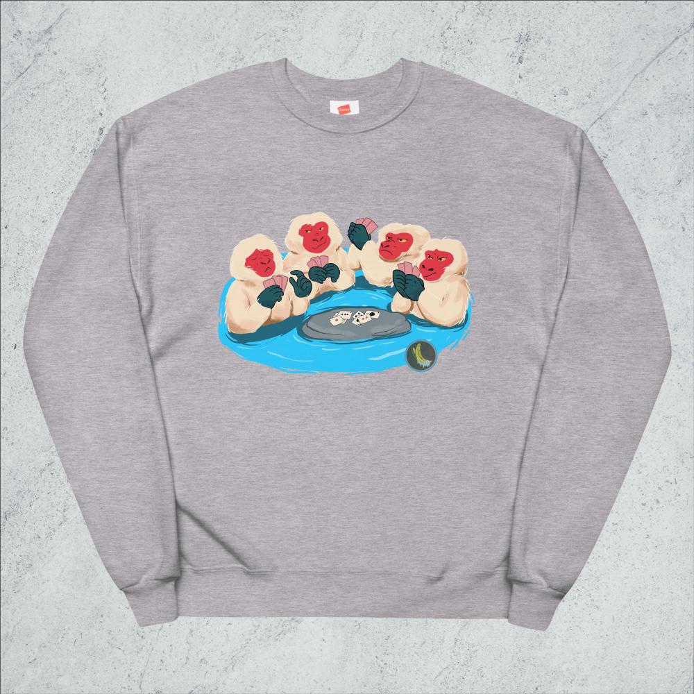 Cold Monkey Card Game Sweatshirt