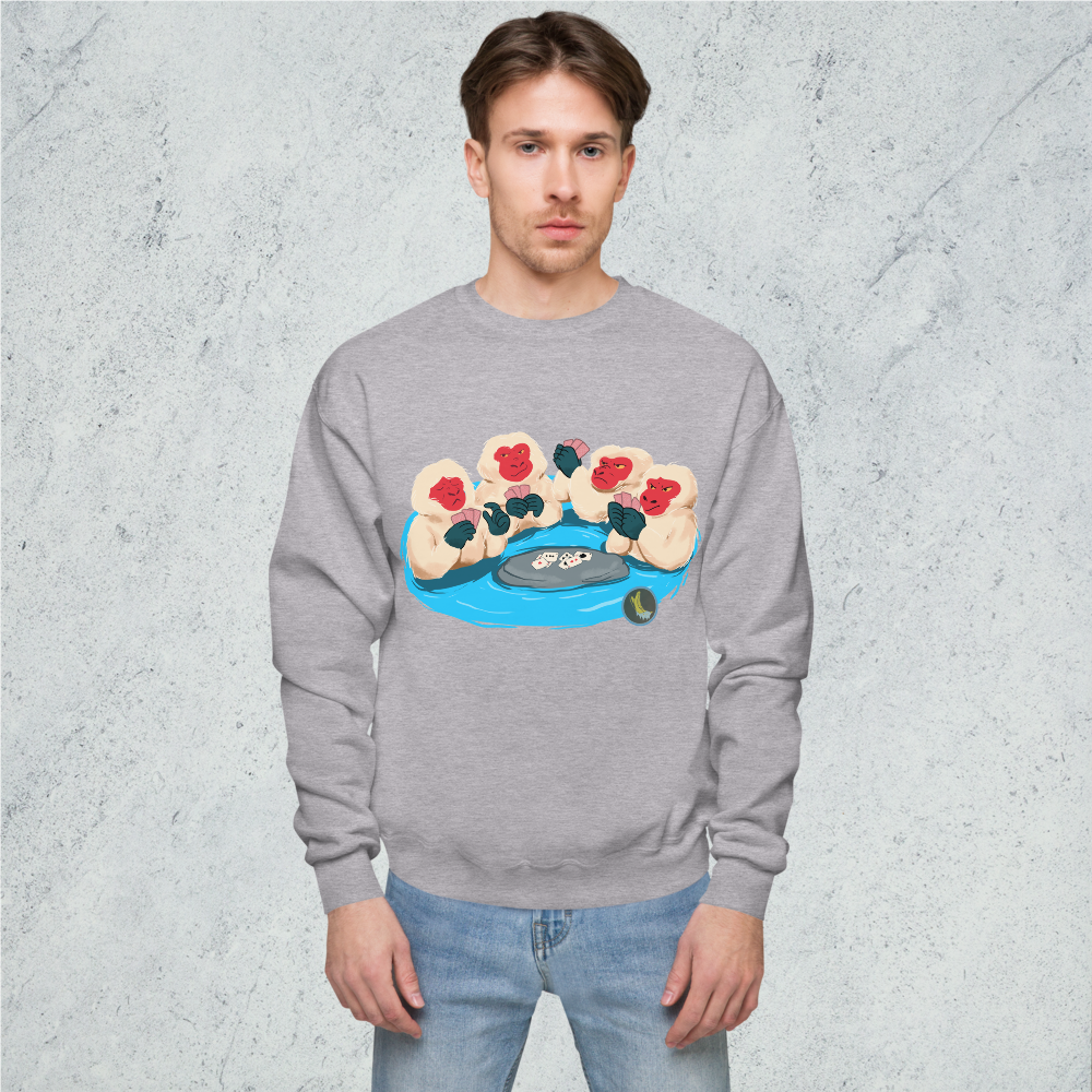 Cold Monkey Card Game Sweatshirt