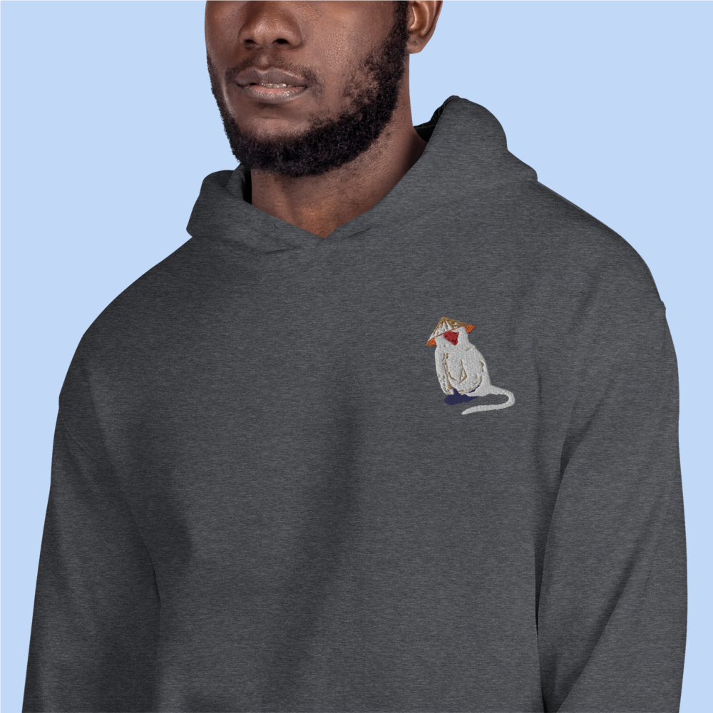 Embroidered Monkey Hoodie