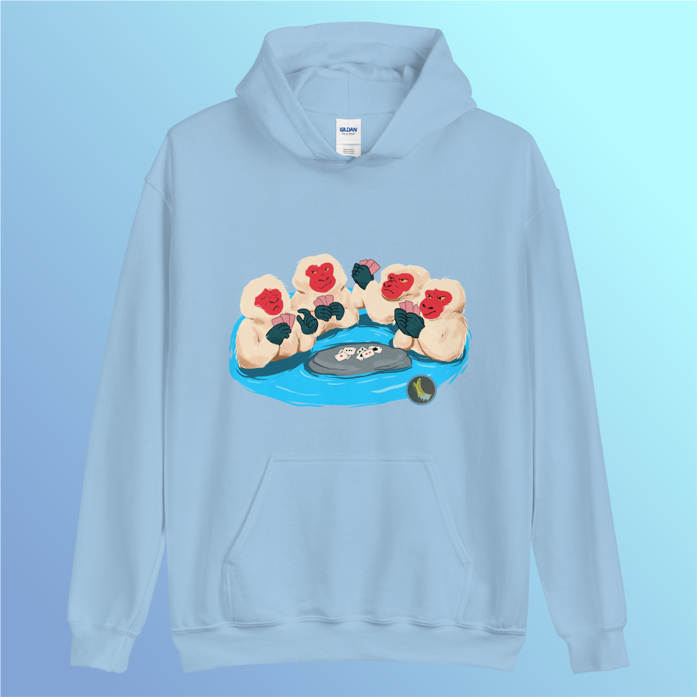 Cold Monkey Card Game Hoodie