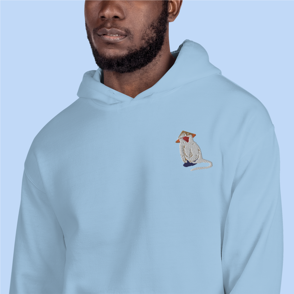 Embroidered Monkey Hoodie