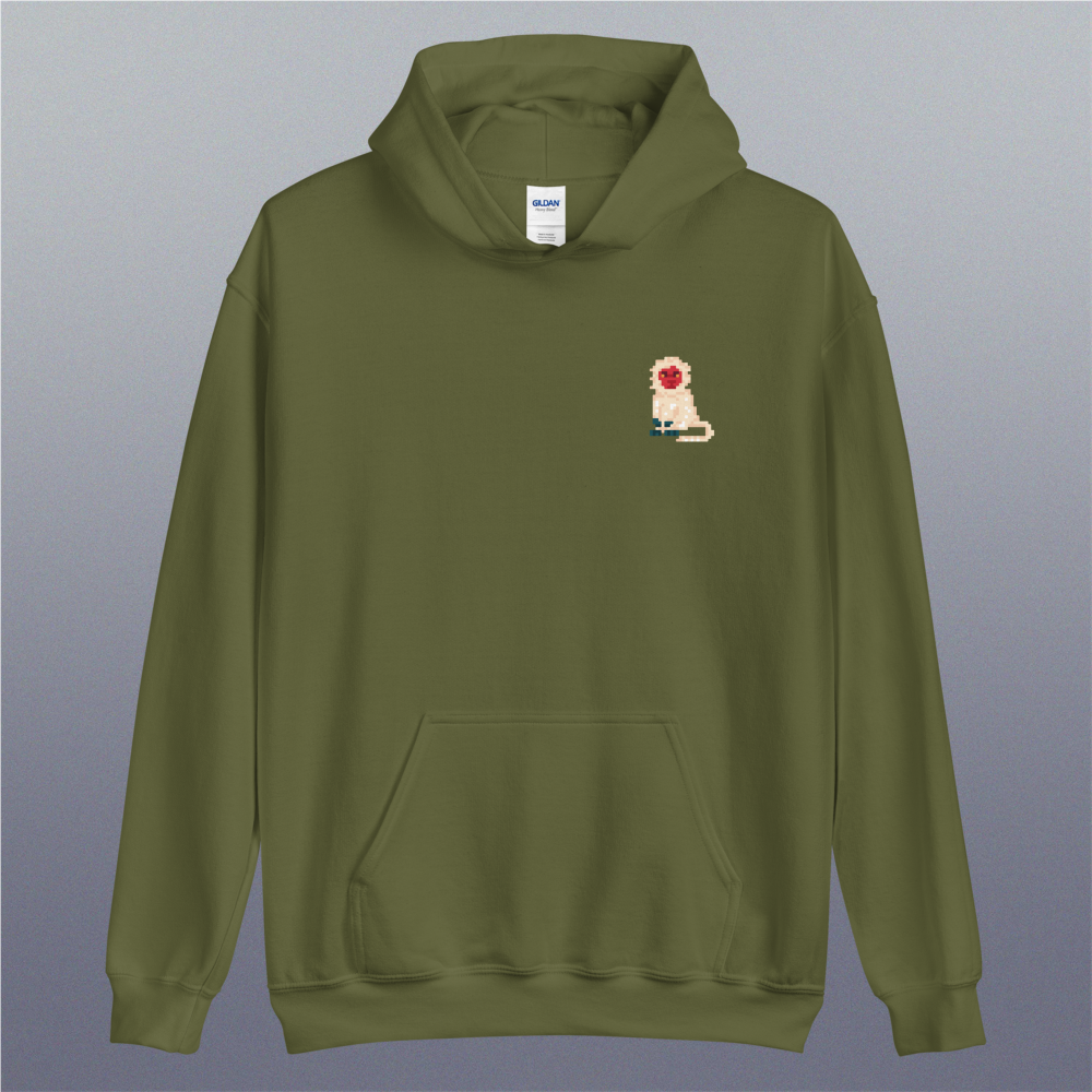 Cold Monkey Pixel Hoodie