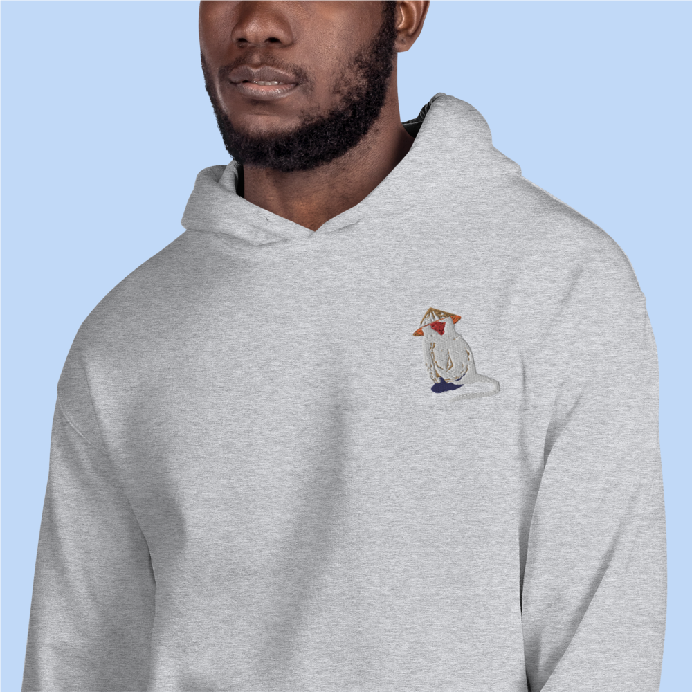 Embroidered Monkey Hoodie